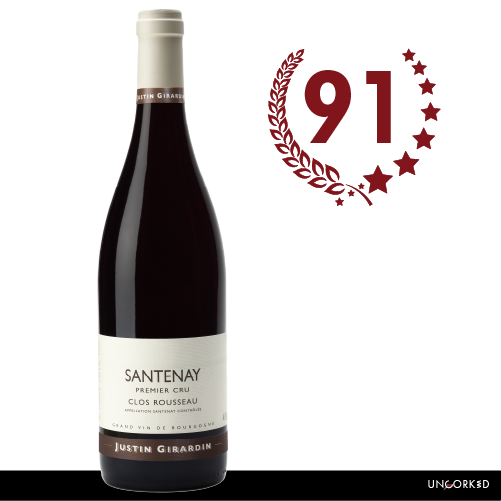 Justin Girardin Santenay 1er Cru Clos Rousseau Rouge 2022