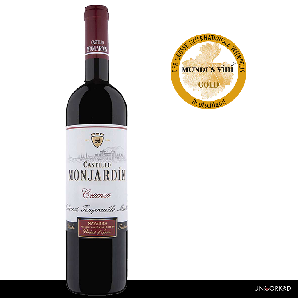 Castillo de Monjardin Cabernet, Tempranillo, Merlot Crianza 2021