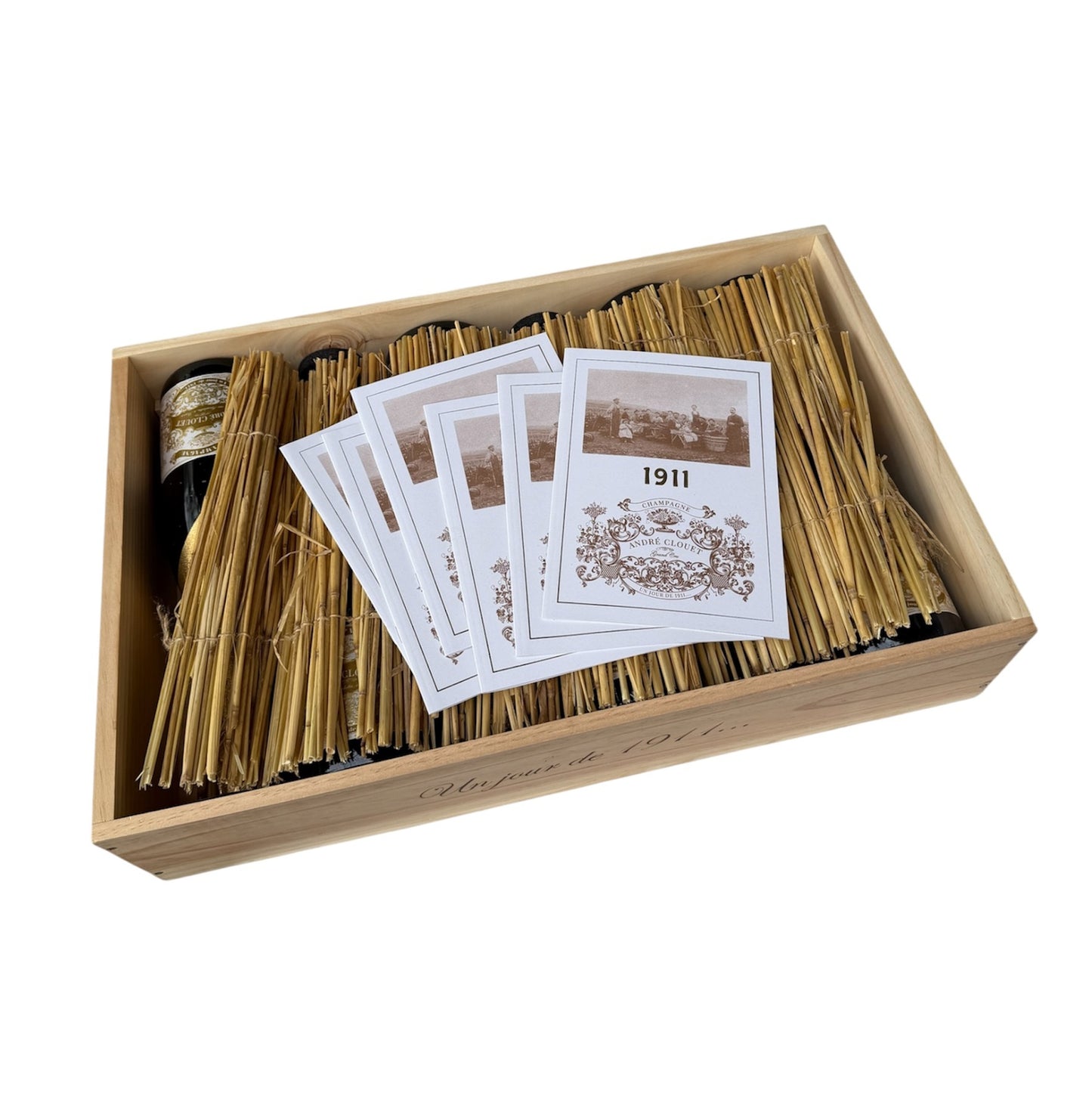 Champagne André Clouet Un Jour De 1911 Grand Cru WOODEN BOX OF 6