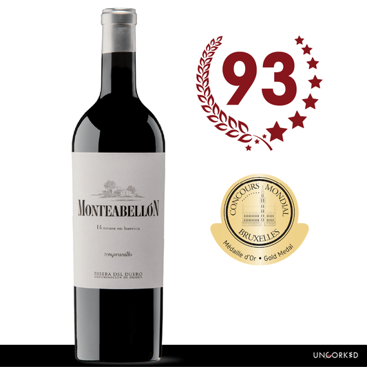 Monteabellón Ribera del Duero 14 Meses en Barrica Tempranillo Crianza 2021